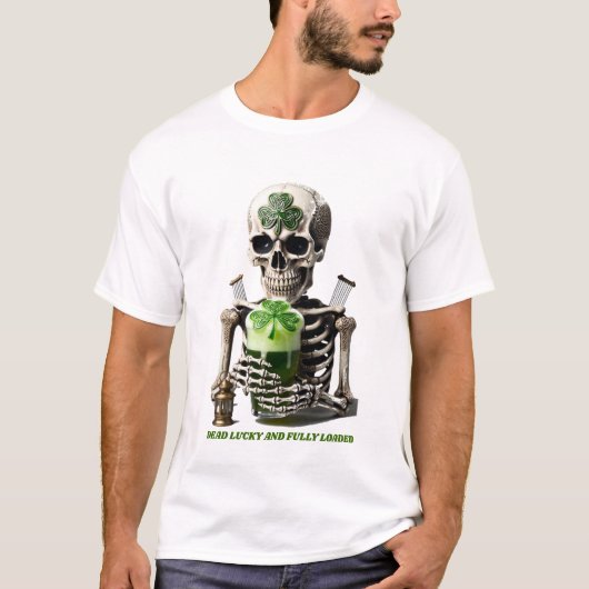 T-shirt graphique squelette corpulent éternel | Ma (Devant)