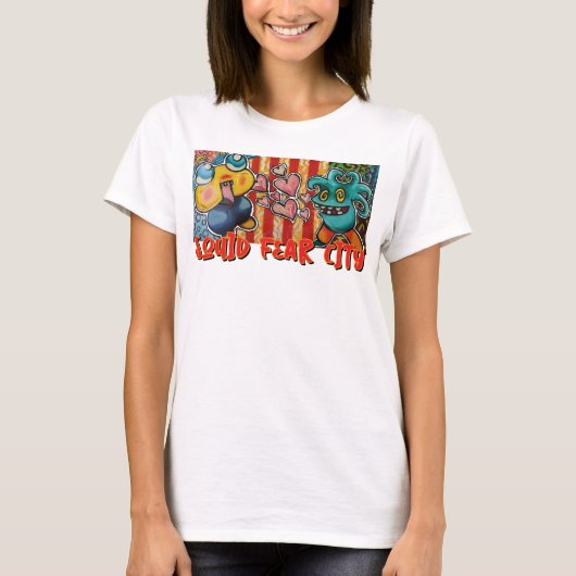 T-shirt graphique Squid Fear City (Devant)
