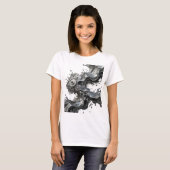 T-shirt graphique Statement Silver GEARS IN MOTION (Devant entier)