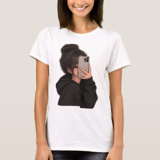 T-shirt graphique Streetwear pour fille urbaine se