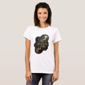 T-shirt graphique Stylish Gold SANS EXCUSES (Devant entier)