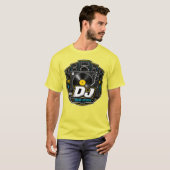 T-Shirt Graphique Système de Son DJ (Devant entier)