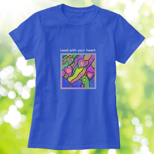 T-Shirt Graphique Tendance Cœurs Amour