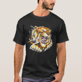 T-shirt Graphique Tigre Intérieur  (Devant)