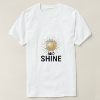 T-Shirt Graphique Typographique Lever de Soleil Un