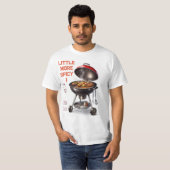 T-Shirt graphique Valeur de Grill BBQ Un peu plus (Devant entier)