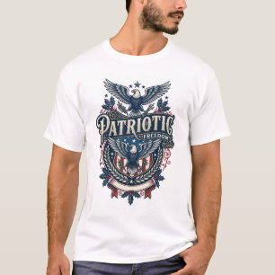 T-shirt graphique vectoriel de Noël patriotique (2