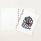 T-shirt graphique vectoriel de teckel patriotique_ (Devant avec enveloppe)