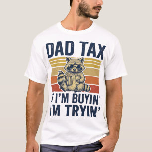 T-shirt graphique vintage avec un raton laveur drô