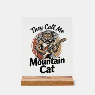 T-shirt graphique vintage de chat de montagne grav