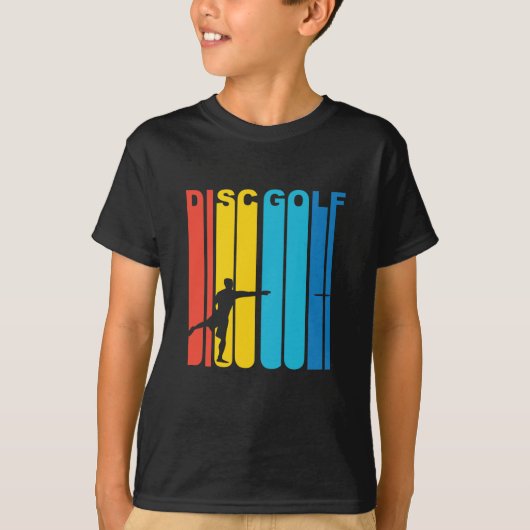 T-shirt Graphique vintage de golf de disque (Devant)