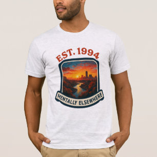 T-shirt graphique Vintage élégant