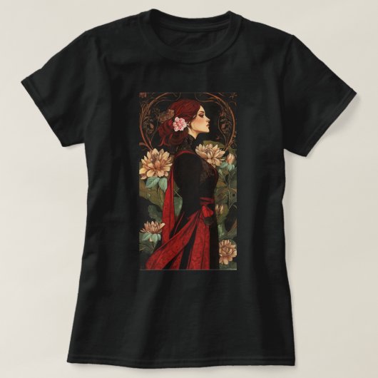 T-Shirt Graphique vintage Lady - Esthétique Rétro (Design devant)