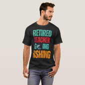 T-shirt graphique vintage pêche (Devant entier)