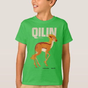 T-shirt Graphique Vintage Qilin