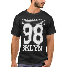 T-Shirt graphique vintage universitaire 98 BKLYN B