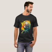 T-shirt Graphique Volant de badminton (Devant entier)