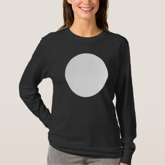 T-shirt Graphiques Abstraits imprimés en cercle blanc