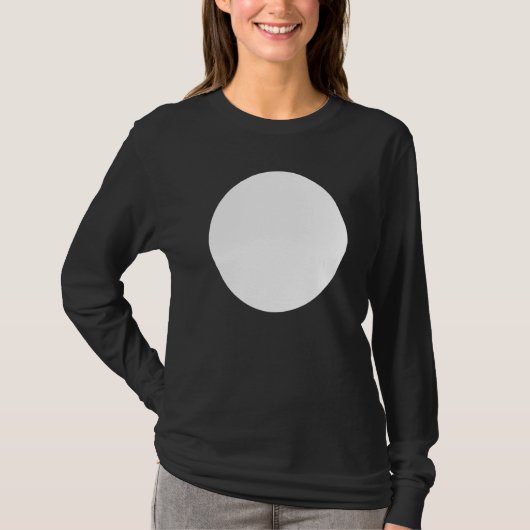T-shirt Graphiques Abstraits imprimés en cercle blanc (Devant)