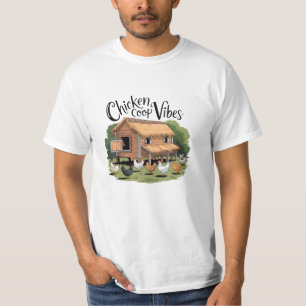 T-shirt Graphiques amusants et audacieux pour poulets