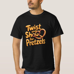 T-shirt Graphiques amusants et audacieux Pretzel Lover