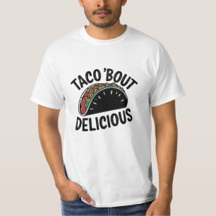 T-shirt Graphiques amusants et curieux Taco Lover