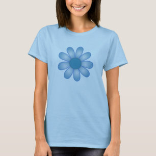 T-shirt Graphiques Blue Flower Screwball