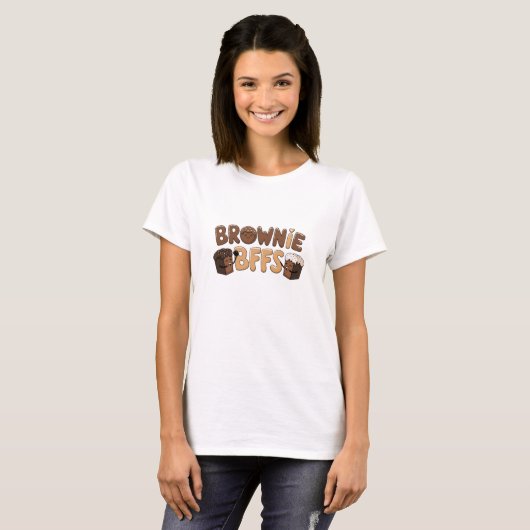 T-shirt Graphiques Brownie adorables pour ventilateurs de (Devant entier)