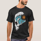 T-shirt Graphiques Cool Great Wave & Sun Big Wave pour (Devant)