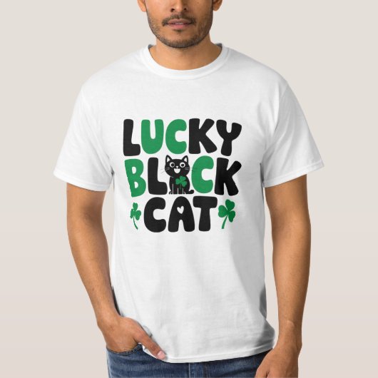 T-shirt Graphiques d'Amoureux de les chats noirs amusants  (Devant)
