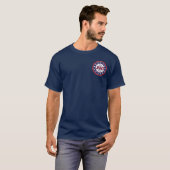 T-shirt Graphiques de feux d'artifice pour le 250e anniver (Devant entier)