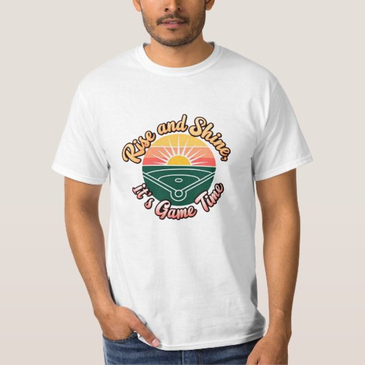 T-shirt Graphiques de softball drôle et fantasque (Devant)