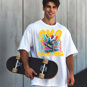 T-shirt Graphiques de style Skateboard gratuit