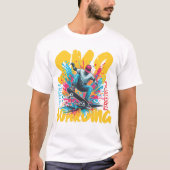 T-shirt Graphiques de style Skateboard gratuit (Devant)