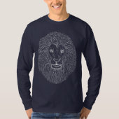 T-shirt Graphiques de tête de lion (Devant)