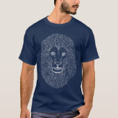 T-shirt Graphiques de tête de lion (Devant)