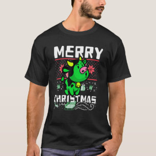 T-shirt Graphiques de vache bébé créés pour le Noël laid a