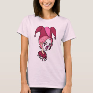 T-shirt Graphiques Screwball Joker Rose