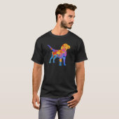 T-shirt Graphisme beagle Couper dow propriétaire Beagle gr (Devant entier)