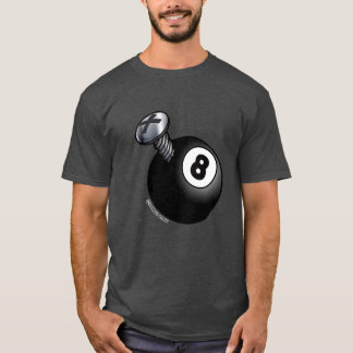 T-shirt Graphisme Boule 8 Fou