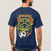 T-shirt Graphisme Chat de Foot (Dos)