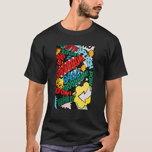 T-shirt Graphisme cool Pop Graffiti Style Illustration (Devant)