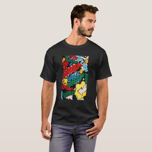 T-shirt Graphisme cool Pop Graffiti Style Illustration (Devant entier)
