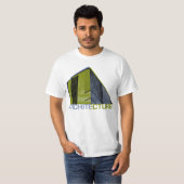 T-shirt Graphisme d'Architecture (Devant entier)