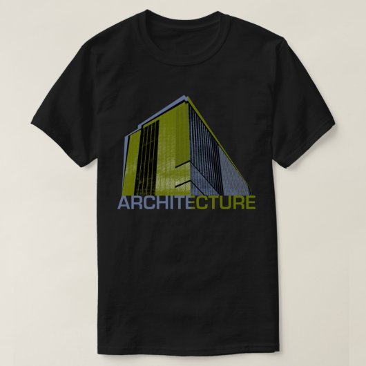 T-shirt Graphisme d'Architecture (Design devant)