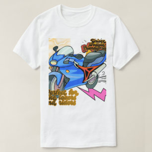 T-shirt Graphisme d'art de moto minimaliste – Moto moderne
