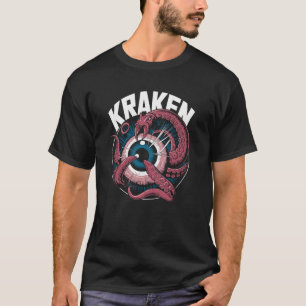 T-shirt Graphisme d'attaque de l'œil du Kraken