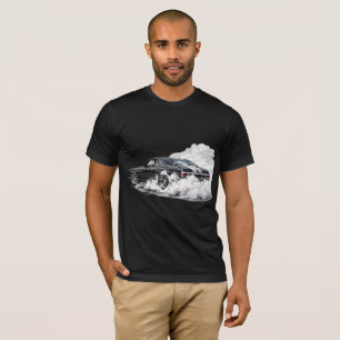 T-shirt Graphisme de brûlage de muscle car américain class
