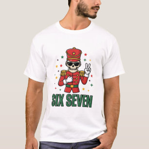 T-shirt Graphisme de casse-noisette de Noël Six Sept