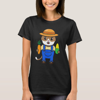 T-shirt Graphisme de chat Agriculture Agriculteur Agricult